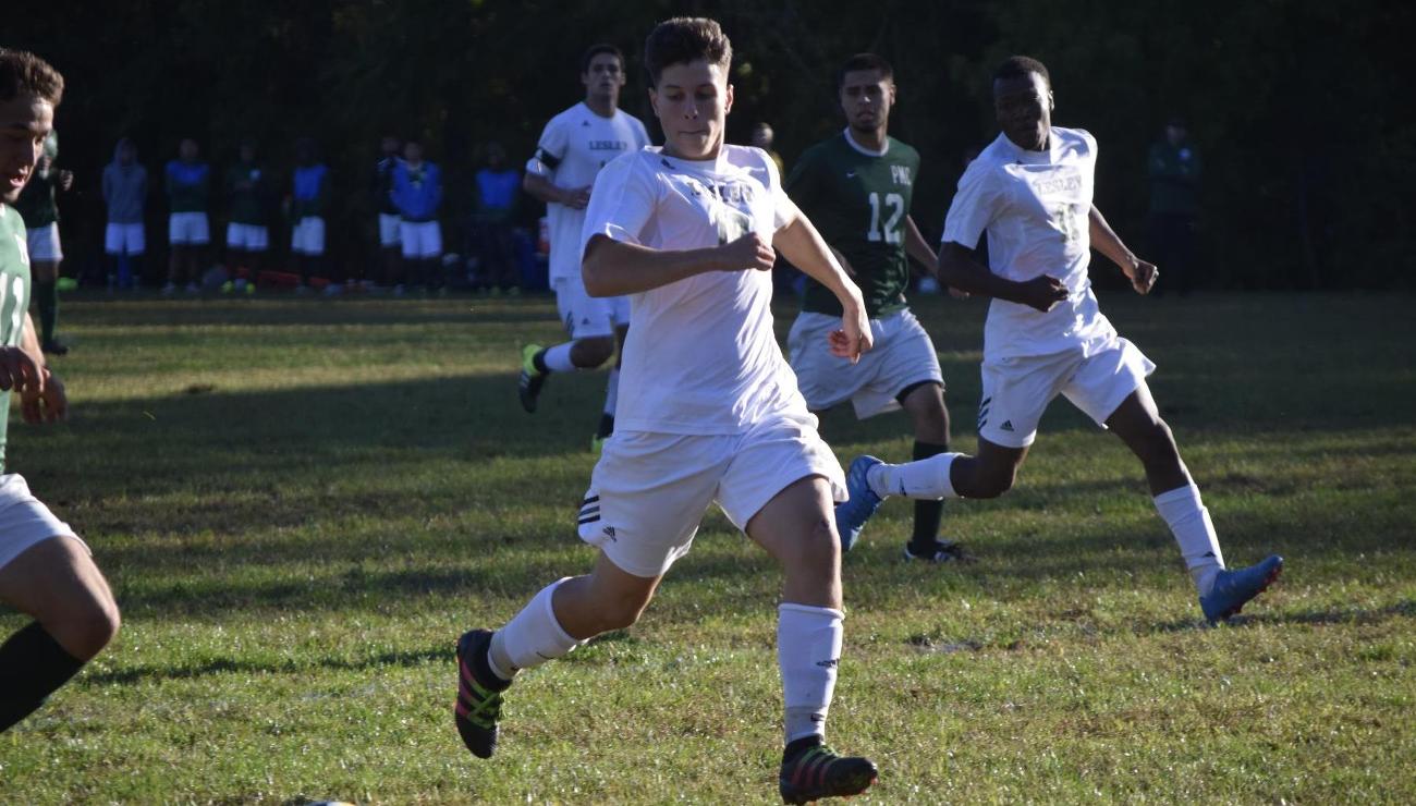 Late Surge Carries Pine Manor Past Men's Soccer