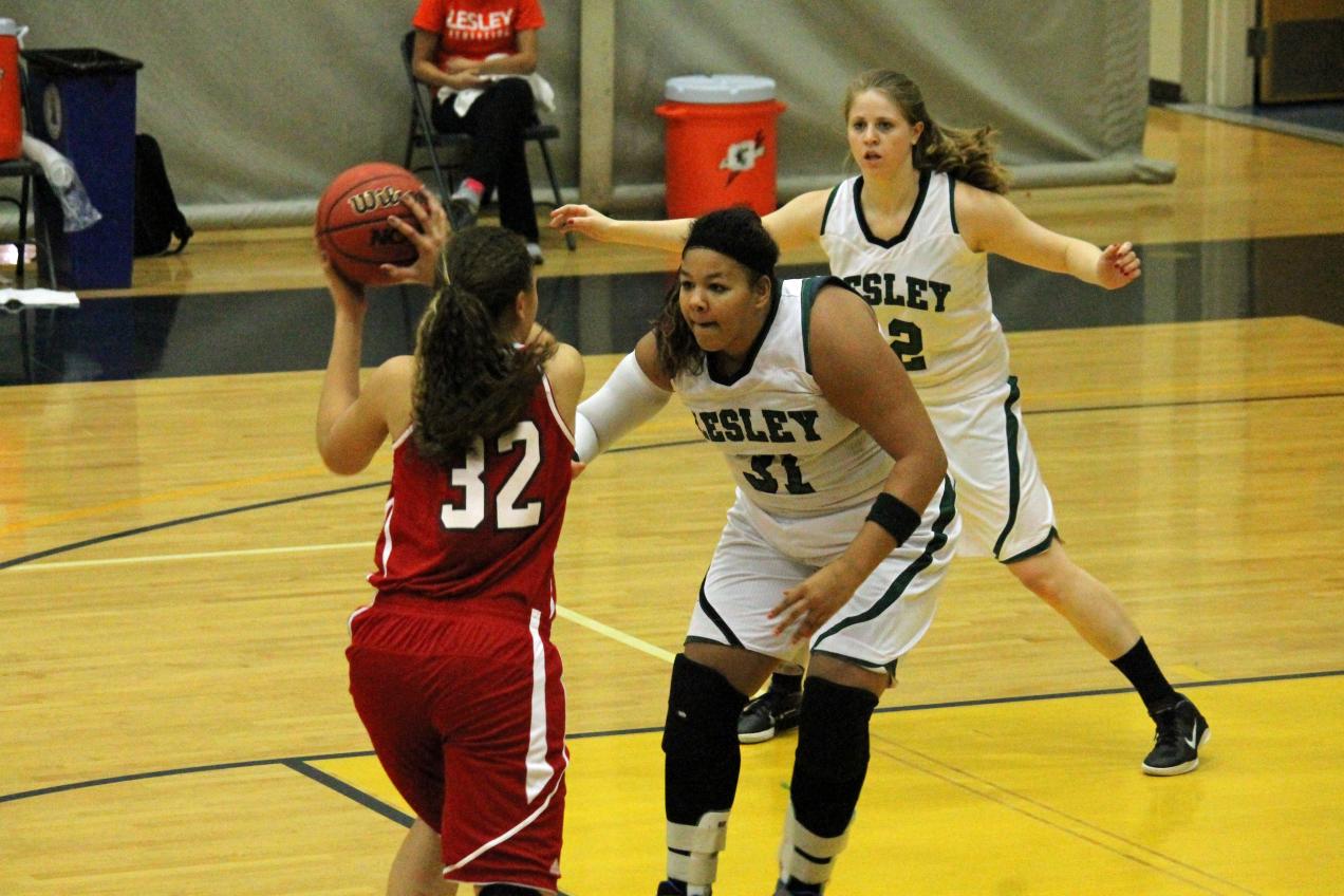 Amato's Double-Double Lifts Women's Basketball to First Win