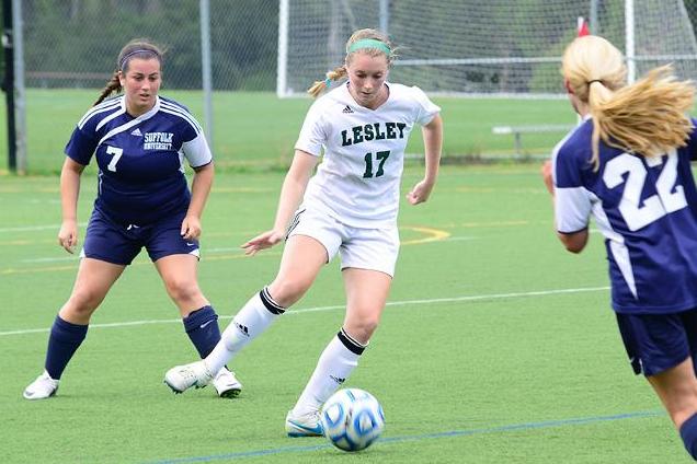 Second Half Surge Carries Women's Soccer to Win