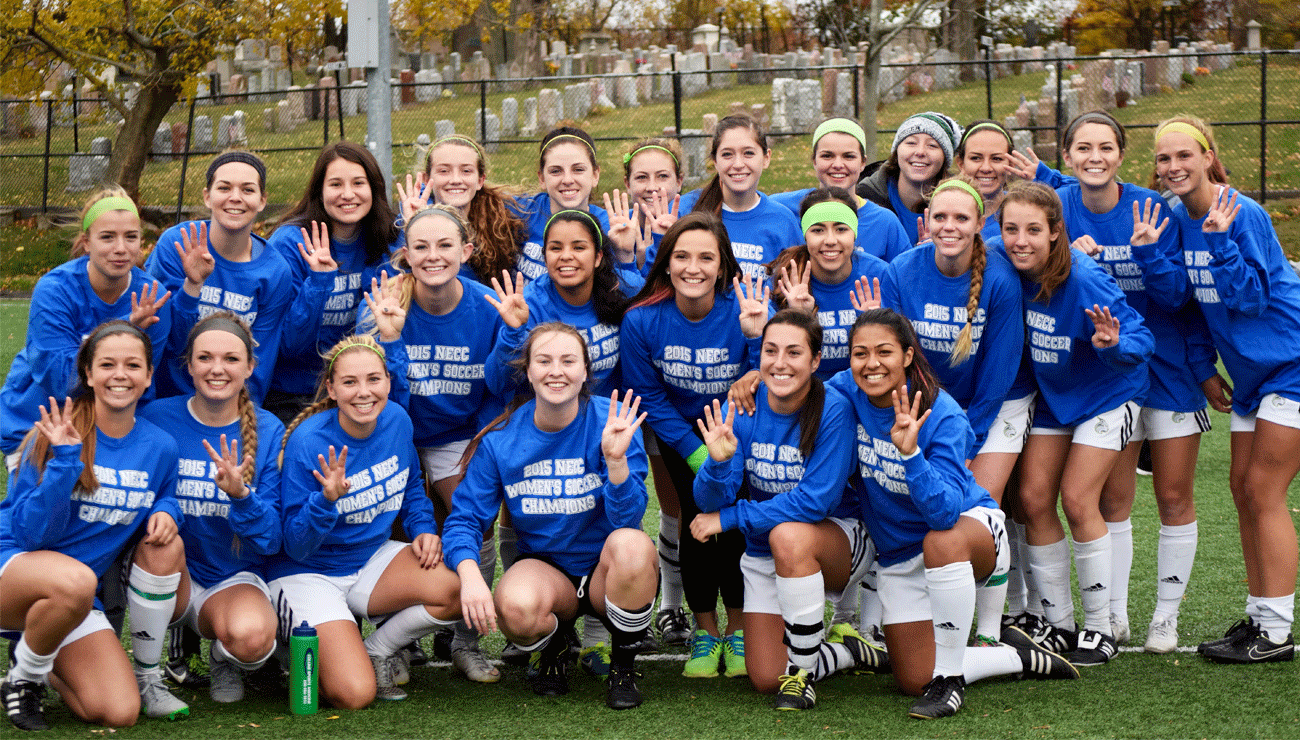 Women's Soccer Crowned NECC Champs for 4th Straight Season!