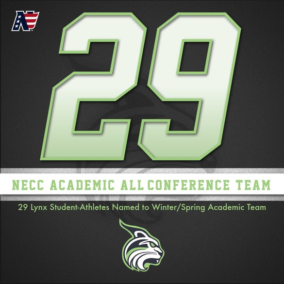 29 Lynx Named to Winter/Spring NECC Academic All-Conference Team