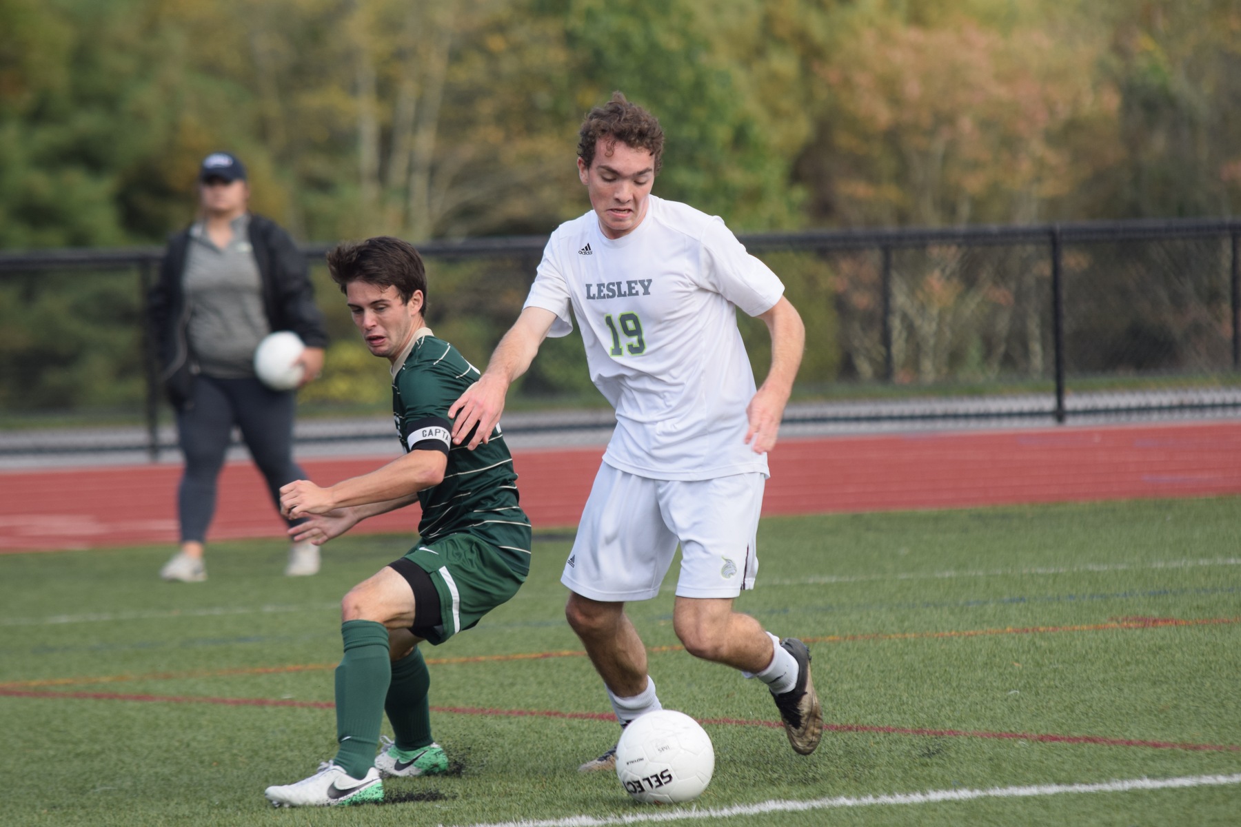 Babson Strikes Late in 2nd Half to Defeat Lynx, 1-0