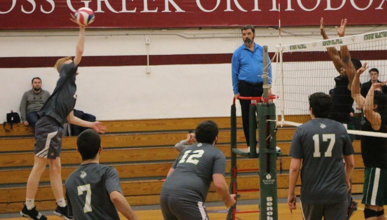 Volleyball Grab First Win of Season, 3-2 over Pine Manor; Swept By Colby-Sawyer, 3-0