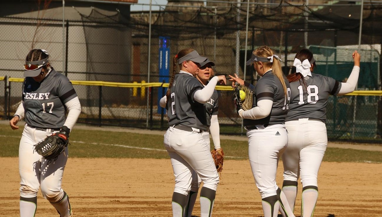 Lesley Drop NECC Doubleheader to New England College