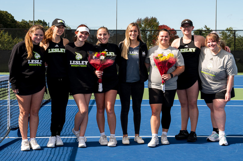 Women's Tennis Finishes Fall Season with 5-4 Win Over Simmons