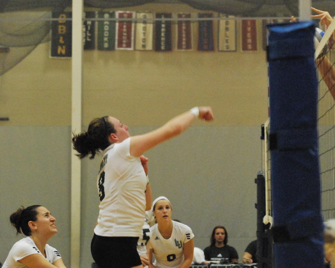Volleyball takes NECC opener, 3-1 at Elms