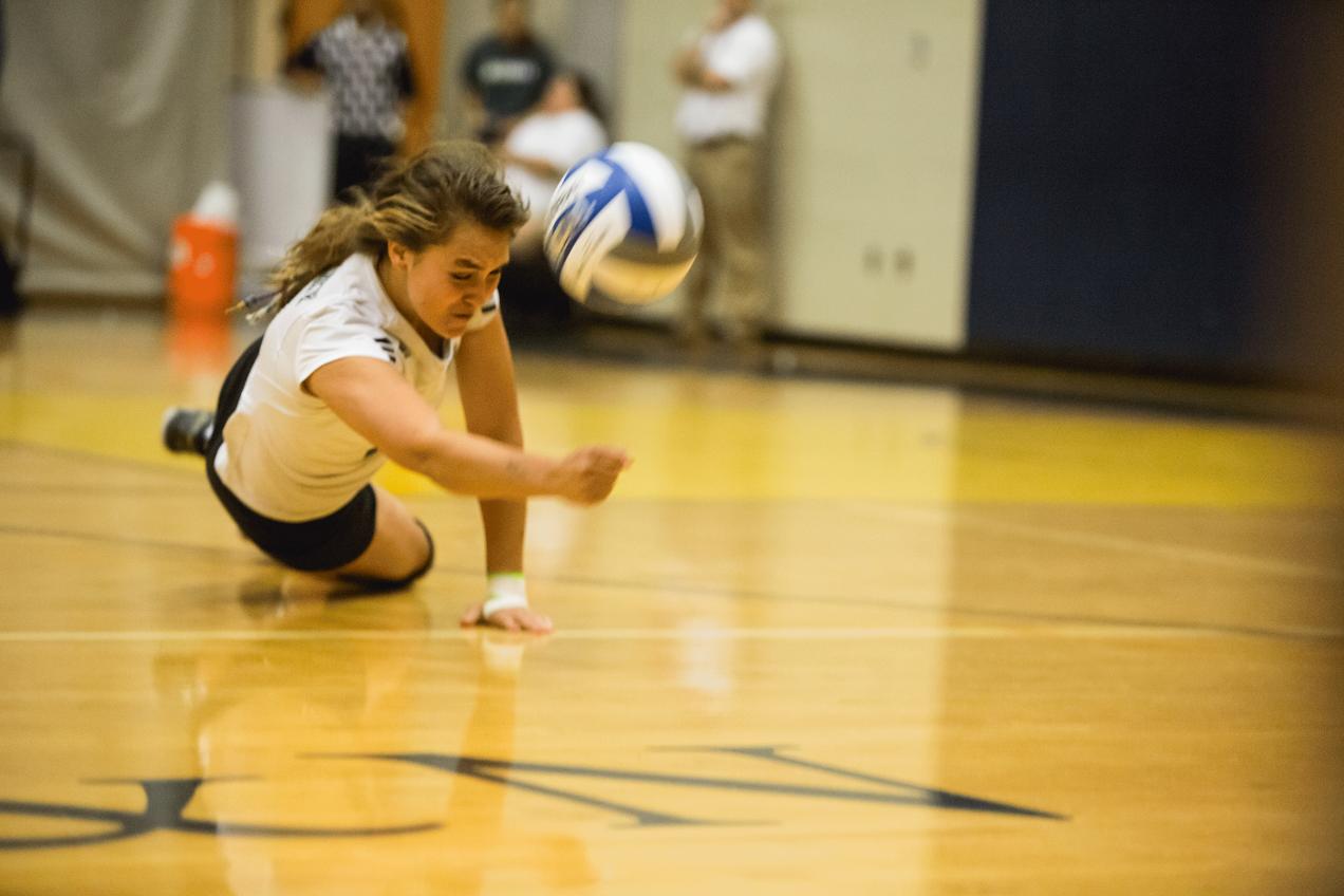 Women's Volleyball Drops a Pair at Emerson Tri-Match